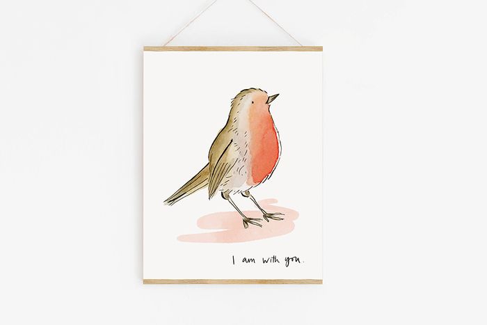 I Am With You Robin Art Print
